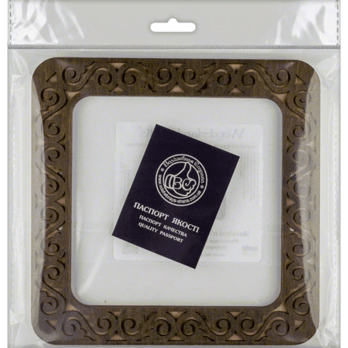 Wonderland Crafts Magnetinis medinis siuvinėjimo rėmelis 14×14 cm plokštiems paviršiams