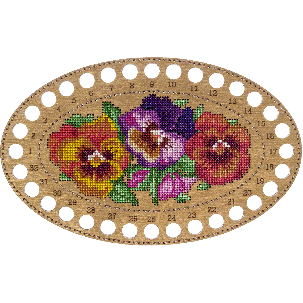 Wonderland Crafts Medinis siuvinėjimo kryželiu rinkinys, schema viduje, be siūlų, 13x20 cm