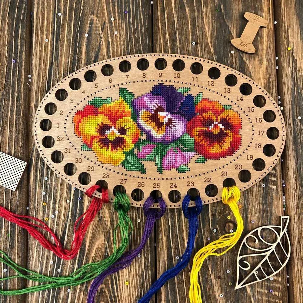 Wonderland Crafts Medinis siuvinėjimo kryželiu rinkinys, schema viduje, be siūlų, 13x20 cm