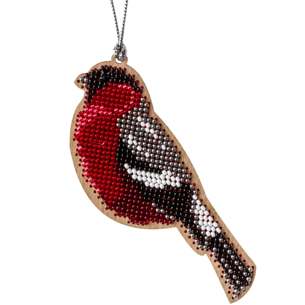 Wonderland Crafts Siuvinėjimas karoliukais ant medžio: servetėlių laikiklio rinkinys, 9x9.5 cm