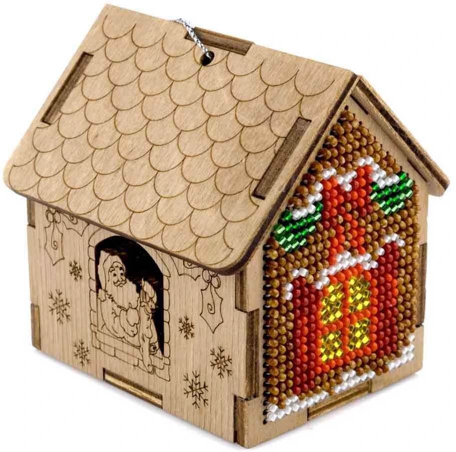 Wonderland Crafts Siuvinėjimo karoliukais rinkinys ant medžio – medinė bazė, PRECIOSA