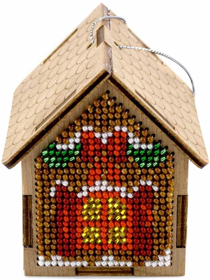 Wonderland Crafts Siuvinėjimo karoliukais rinkinys ant medžio – medinė bazė, PRECIOSA