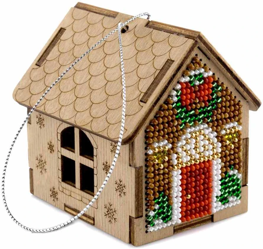 Wonderland Crafts Siuvinėjimo karoliukais rinkinys ant medžio – medinė bazė, PRECIOSA