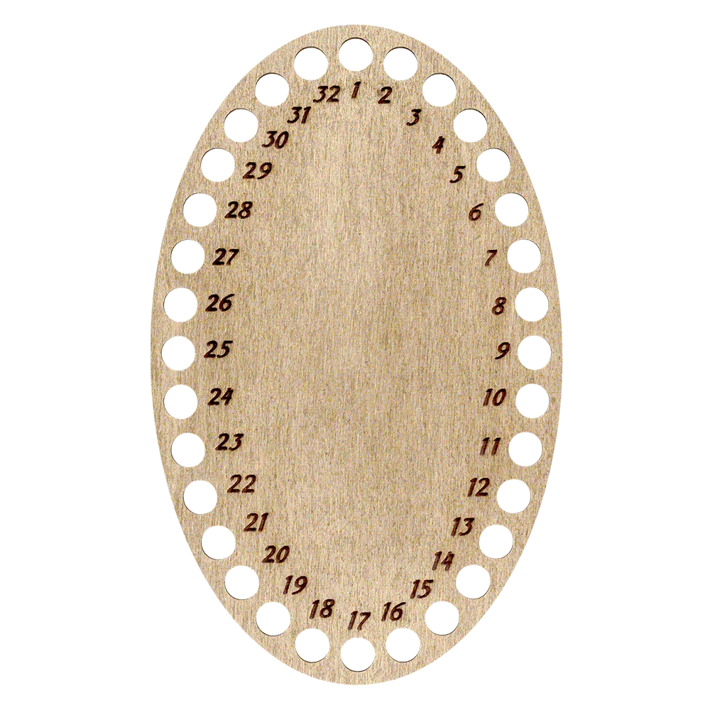 Wonderland Crafts Siuvinėjimo mulinių siūlų organizatorius su numeriais, 12.5×20 cm