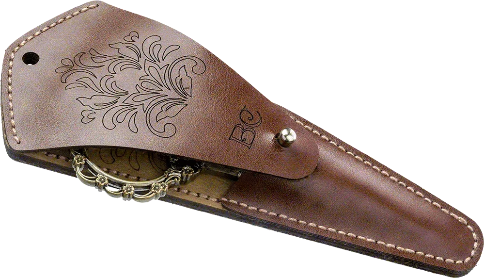 Wonderland Crafts Žirklių dėklo siuvinėjimo kryželiu rinkinys, dirbtinė oda, 10–13 cm