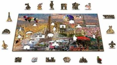 Wooden city Medinė dėlionė „Paryžius pavasarį“, 300 detalių