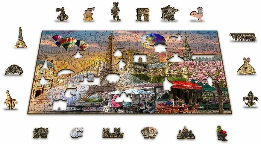 Wooden city Medinė dėlionė „Paryžius pavasarį“, 300 detalių