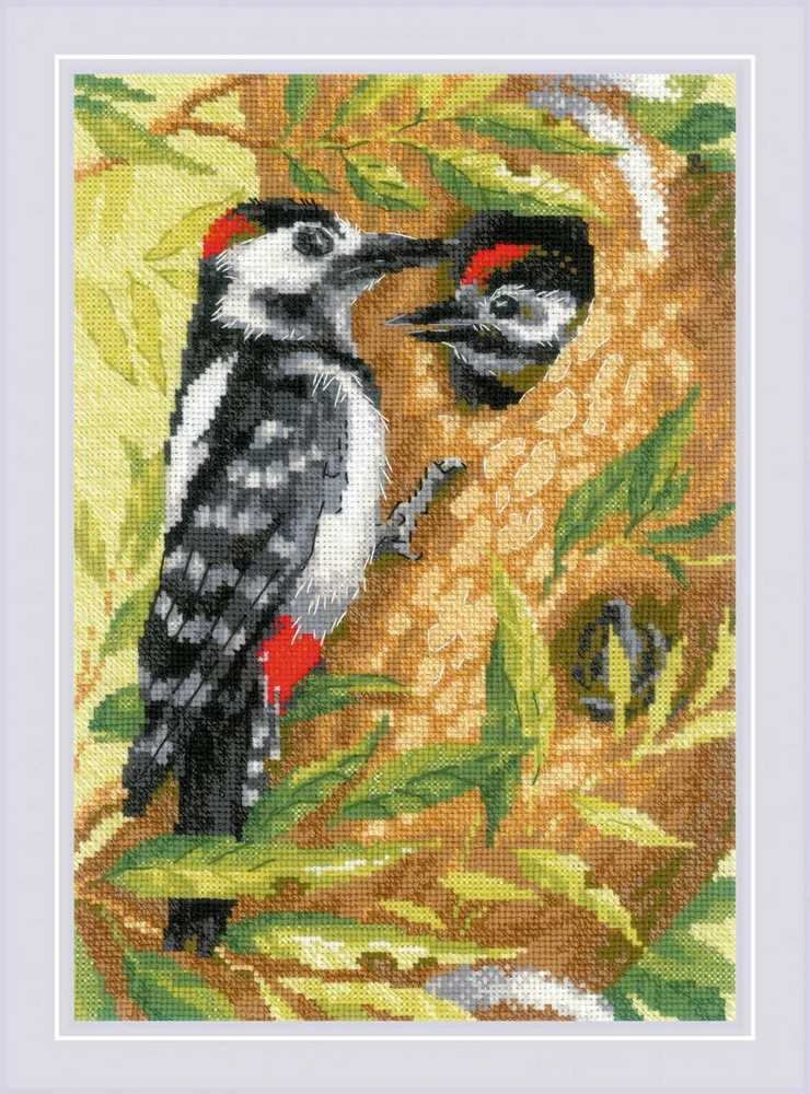 Woodpecker siuvinėjimo rinkinys iš RIOLIS Nr.: 1851