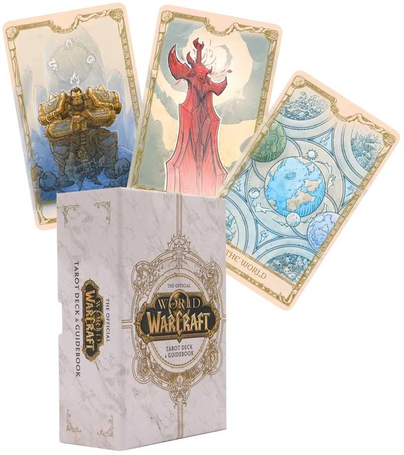 Insight Editions World of Warcraft kolekcinė taro kaladė – 78 kortos, vadovas, dovanų dėžutė