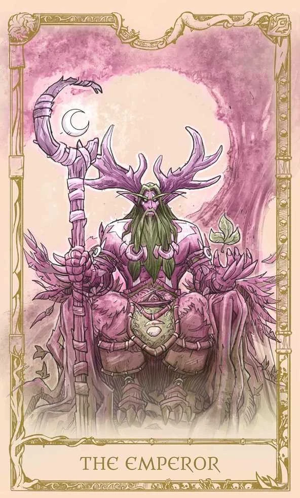 Insight Editions World of Warcraft kolekcinė taro kaladė – 78 kortos, vadovas, dovanų dėžutė