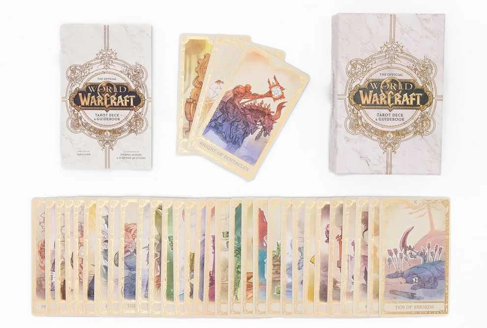Insight Editions World of Warcraft kolekcinė taro kaladė – 78 kortos, vadovas, dovanų dėžutė
