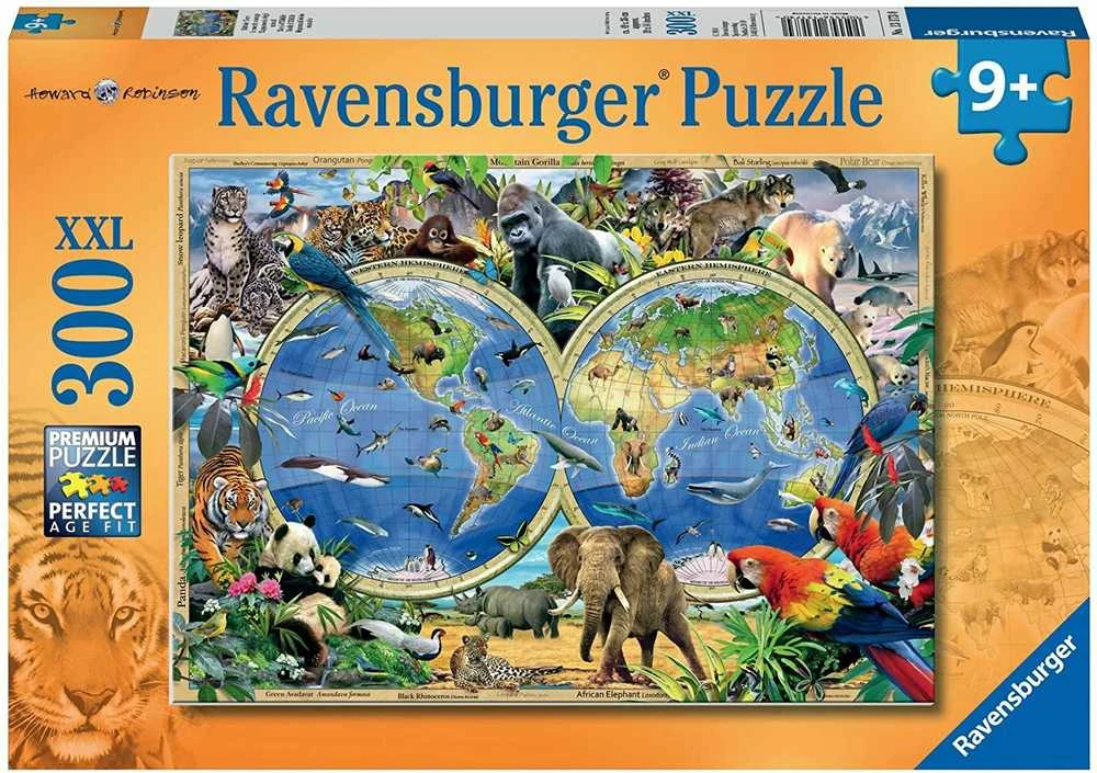 Ravensburger Dėlionė 300 vnt. - Laukinės gamtos pasaulis