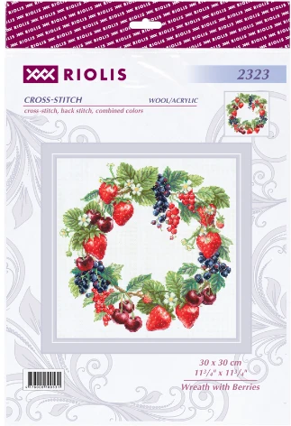 Wreath with Berries. Siuvinėjimo rinkinys iš RIOLIS Nr.: 2323