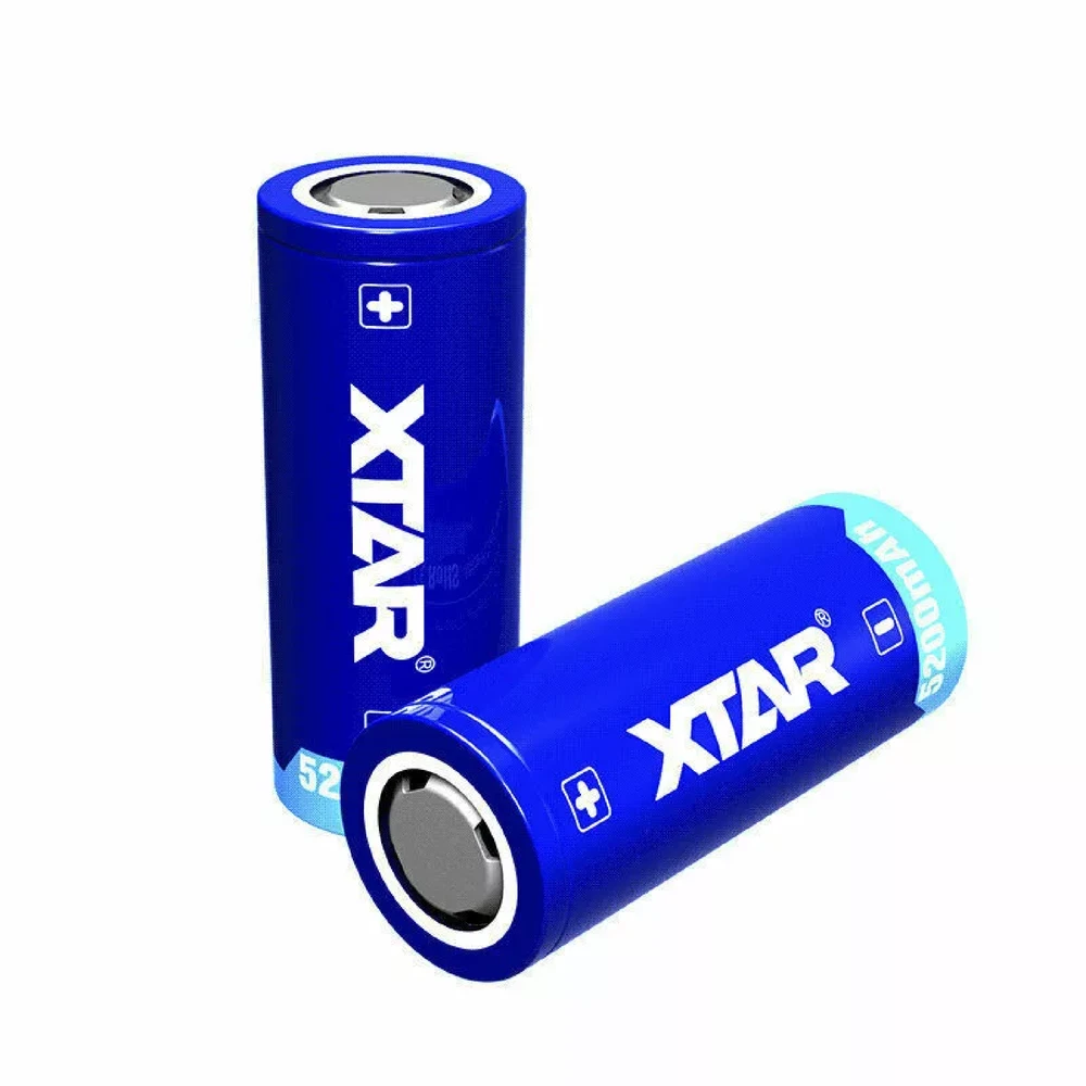 Xtar 5200mAh 3,6V 26650 akumuliatorius su PCB
