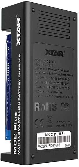 18650 Baterijų įkroviklis XTAR MC2 Plus