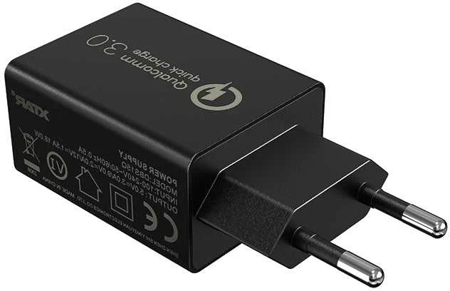 Įkroviklis - XTAR QC3.0 Sieninis Pakrovėjas USB Energijos Šaltinis Baltas