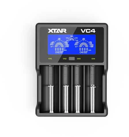 Baterijų įkroviklis XTAR VC4 18650 AA AAA elementam ni-MH li-ion 4 vietų 