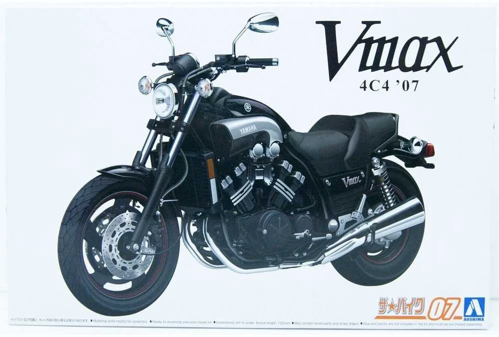 Yamaha V-MAX 2007 1/12 Aoshima plastikinis surenkamas motociklo modelis