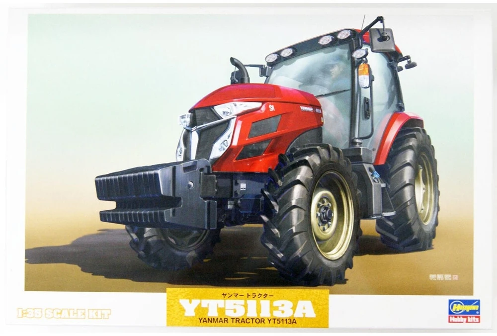 Yanmar traktoriaus plastikinis surenkamas modelis 1/35 Hasegawa