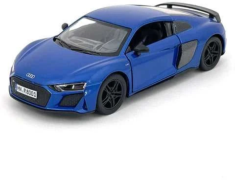 KiNSMART automobilis, 2020 Audi R8 Coupé, mėlynas