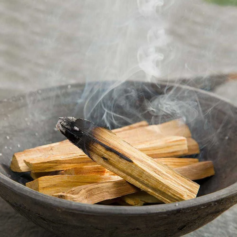 Ancient Wisdom Ancient Žaliojo medžio Palo Santo lazdelės smilkymui, 25g, 3-5 lazdelės