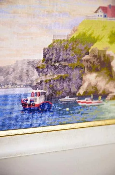 Zolotoe Runo Skaičiuojamo kryželio siuvinėjimo rinkinys „Auksinių debesų įlanka“
