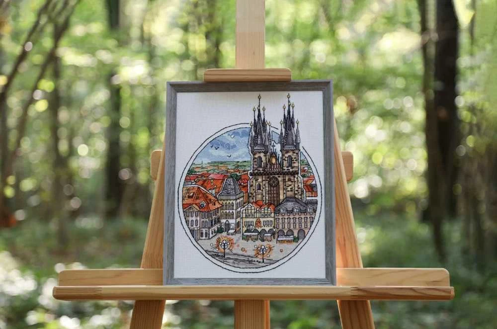 Zolotoe Runo Siuvinėjimo kryželiu rinkinys „Nuostabioji Praha“ – detalus vaizdas