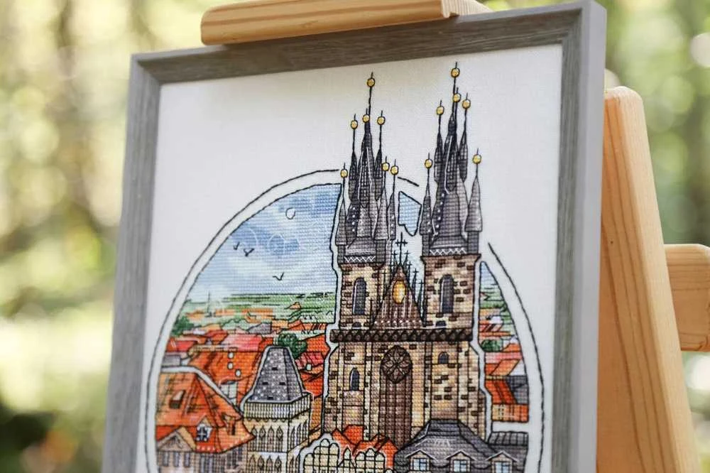 Zolotoe Runo Siuvinėjimo kryželiu rinkinys „Nuostabioji Praha“ – detalus vaizdas