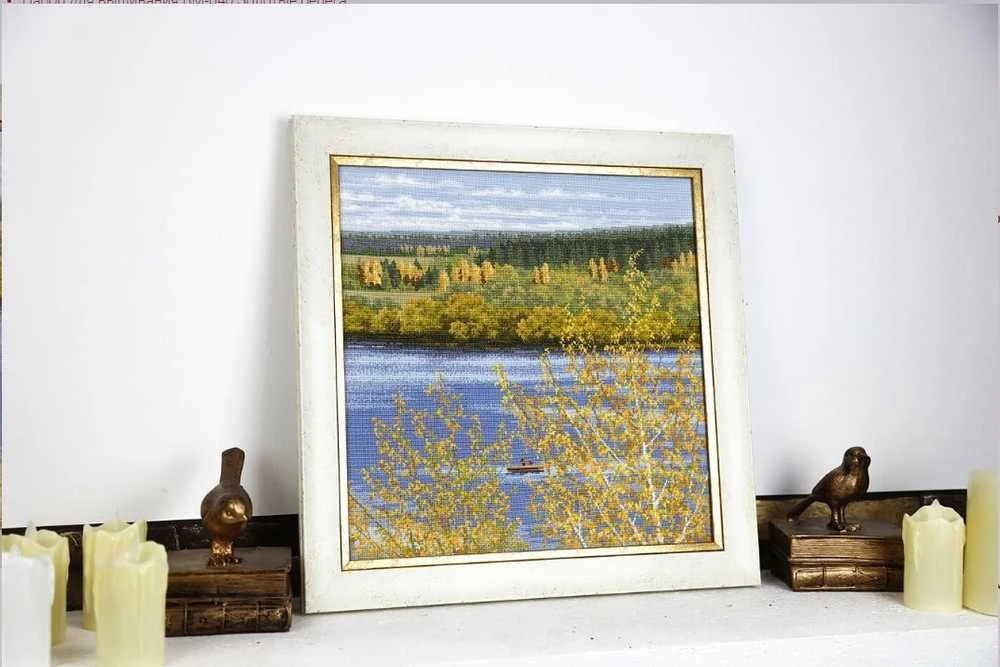 Zolotoe Runo Kryželių siuvinėjimo rinkinys Auksinės pakrantės, 36,8×36,8 cm