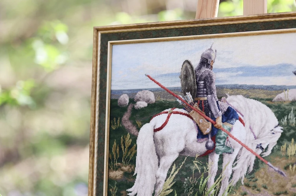 Zolotoe Runo Kryželiu siuvinėjimo rinkinys „Riteris kryžkelėje“ S/MK115