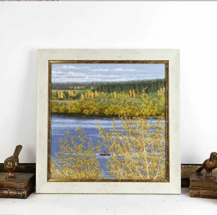 Zolotoe Runo Kryželių siuvinėjimo rinkinys Auksinės pakrantės, 36,8×36,8 cm