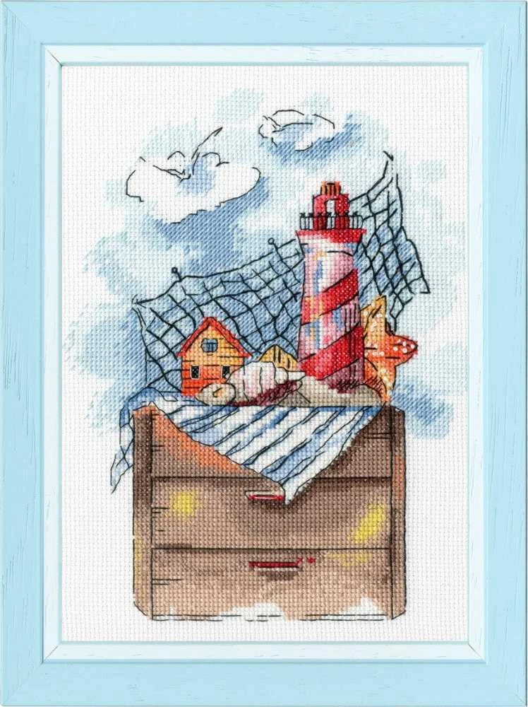Zolotoe Runo Beldizart Siuvinėjimo kryželiu rinkinys "Švyturys" 21.8×16.5 cm S/M009