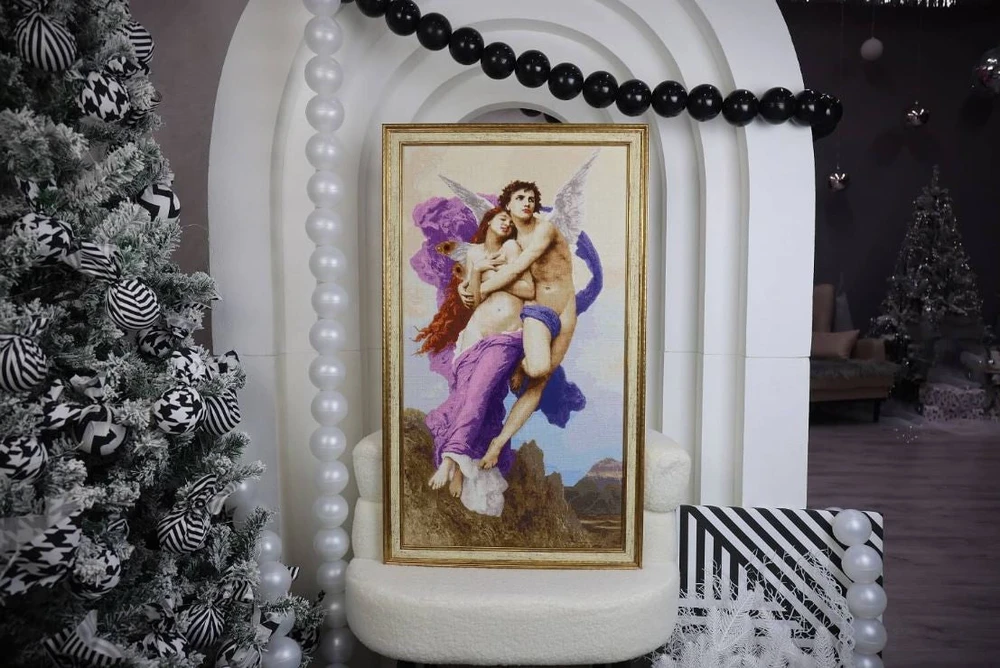Zolotoe Runo Siuvinėjimo kryželiu rinkinys „Psichės pagrobimas“, 42×76 cm