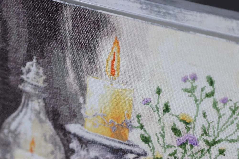 Zolotoe Runo Siuvinėjimo kryželiu rinkinys „Rami senojo kaimo diena“ 28,7×38,5 cm