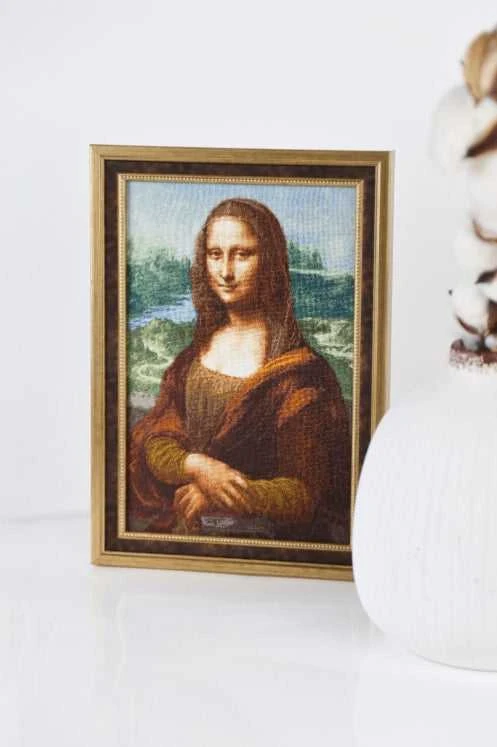 Zolotoe Runo Siuvinėjimo rinkinys kryželiu Mona Liza – klasikinis šedevras