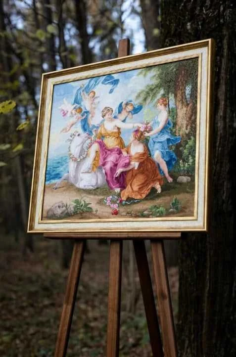 Zolotoe Runo Skaičiuojamo kryželiu siuvinėjimo rinkinys „Pagrobimas“ S/MK093