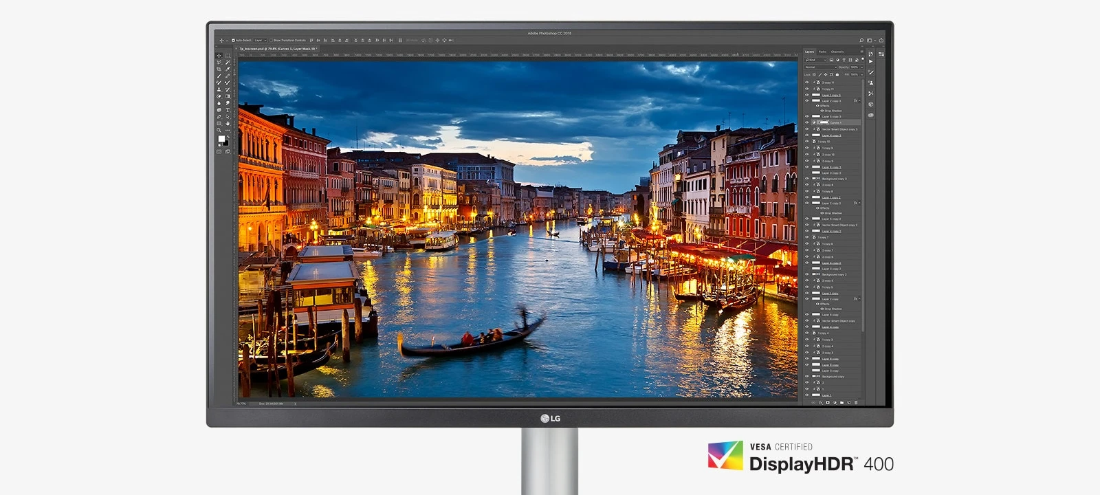27 colių UHD 4K IPS monitorius su „VESA DisplayHDR™ 400“ (27UP850K-W) aprašymas - Prekės nuotrauka