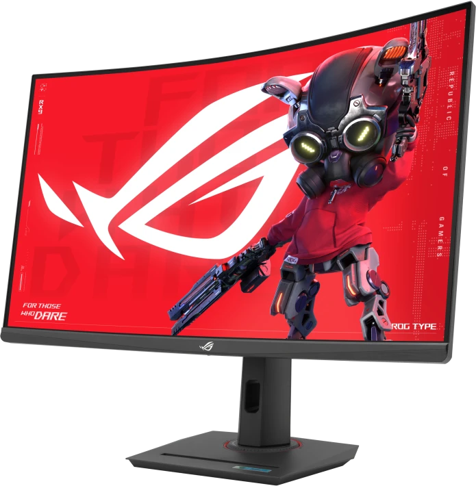 Žaidimų monitorius ASUS ROG Strix XG32WCS 31,5" QHD Fast VA, 180 Hz, 1 ms, 1500R, DisplayHDR 400, FreeSync, USB-C