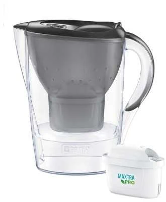 Vandens filtravimo ąsotis BRITA Marella Cool Graphite, 2,4 l + 1 vandens filtravimo filtras
