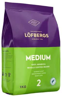 Kavos pupelės Lofbergs Medium Roast, 1kg