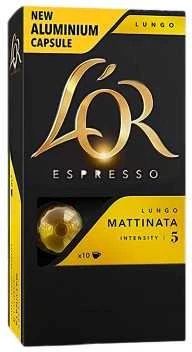 L'OR Kavos kapsulės L’OR Espresso Mattinata, 10 vnt., 52 g