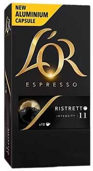 Kavos kapsulės L'OR Ristretto, 10x52g