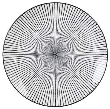 Dessert plate Homla NAVIA Juodas, 19 cm