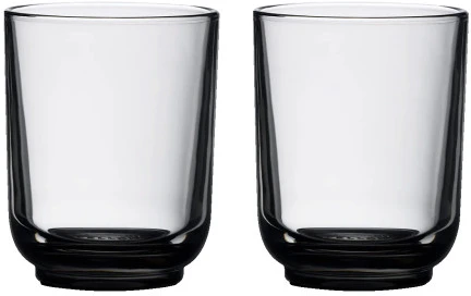 Fellow Pirch Latte Smoke glass set, 2 pcs. x 325 ml