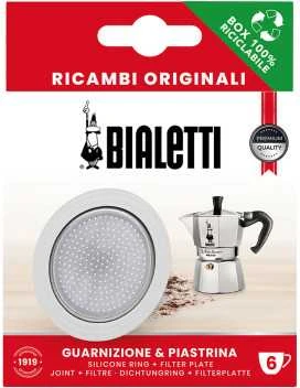 Tarpinė ir filtro plokštelė Bialetti indukcinėms 6 puodelių moka puodams