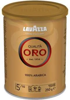 Kava LAVAZZA ORO, malta, 250 g, metalinėje dėžutėje