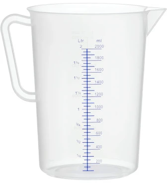 HENDI polipropileno matavimo ąsotis, 2 l