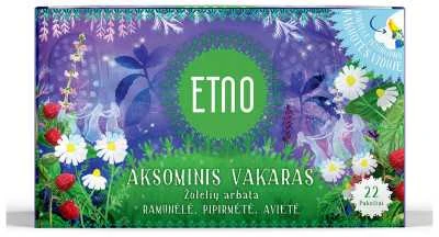 Žolelių arbata ETNO AKSOMINIS VAKARAS, 22 x 1,5 g
