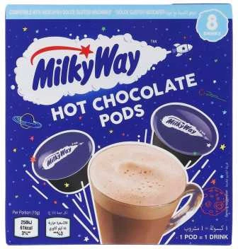 Kakavos kapsulės, MILKY WAY, 8 x 15g