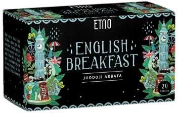 Etno juodoji arbata English breakfast 40g (2gx20 vnt.)